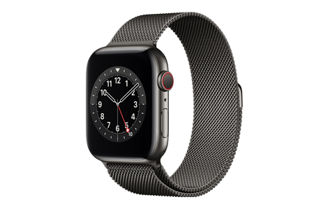 Apple Watch Series 6 44mmグラファイトステンレススチールケースとグラファイトミラネーゼループ M09j3j Apple Au Online Shop エーユー オンライン ショップ