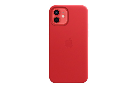 新品Apple純正iPhone12/12ProレザーケースPRODUCT RED