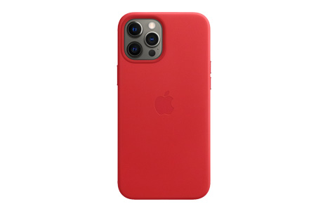 MagSafe対応iPhone 12 Pro Maxレザーケース -(PRODUCT)RED（MHKJ3FE 