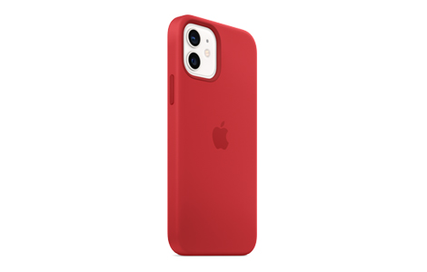 Magsafe対応iphone 12 12 Proシリコーンケース レッド Product Red Mhl63fe Apple Au Online Shop エーユー オンライン ショップ