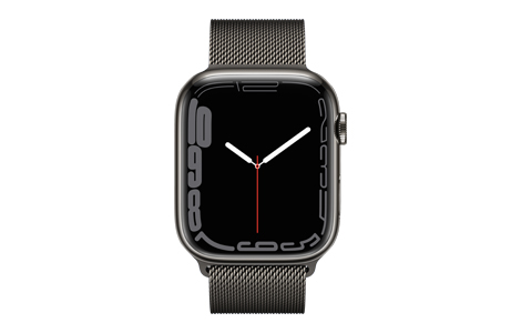 Apple Watch Series 7- 45mmグラファイトステンレススチールケースと 