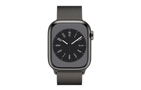 Apple Watch Series 8- 41mmグラファイトステンレススチールケースと