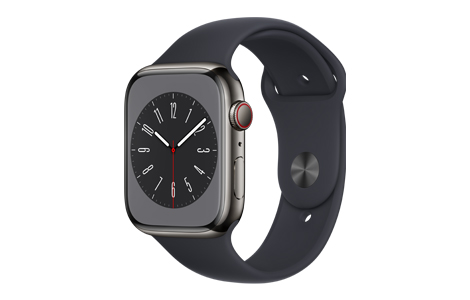 Apple Watch Series 8  mmグラファイトステンレススチールケースと
