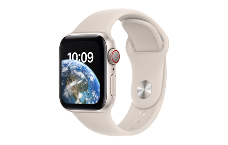 Apple Watch SE 第2世代-40mm GPS+セルラースターライト