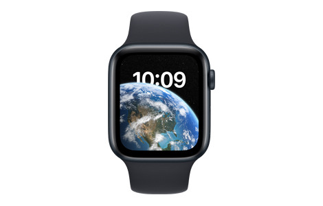 Apple Watch SE（第2世代）- 44mmミッドナイトアルミニウムケースと