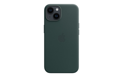 MagSafe対応iPhone 14レザーケース - フォレストグリーン