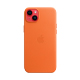 MagSafe対応iPhone 14 Plusレザーケース - オレンジ