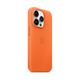 MagSafe対応iPhone 14 Proレザーケース - オレンジ