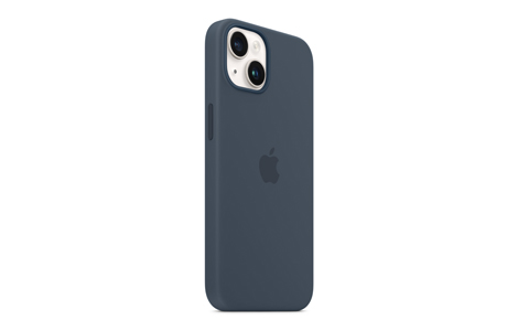 MagSafe対応iPhone 14シリコーンケース - ストームブルー