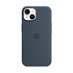 MagSafe対応iPhone 14シリコーンケース - ストームブルー