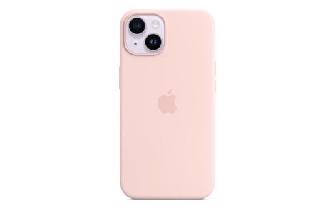 MagSafe対応iPhone 14シリコーンケース - チョークピンク