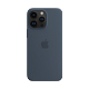 MagSafe対応iPhone 14 Pro Maxシリコーンケース - ストームブルー