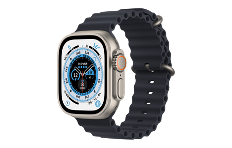 Apple Watch Ultra- 49mmチタニウムケースとミッドナイトオーシャン 