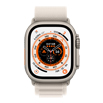 Apple Watch Ultra- 49mmチタニウムケースとスターライトアルパインループ - S