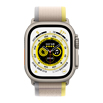 Apple Watch Ultra- 49mmチタニウムケースとイエロー/ベージュトレイルループ - M/L
