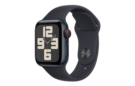 Apple Watch SE (第2世代)- 40mmミッドナイトアルミニウムケースと ...