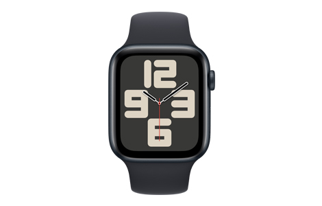 Apple Watch SE(GPSモデル)44mm ミッドナイトスポーツバンド