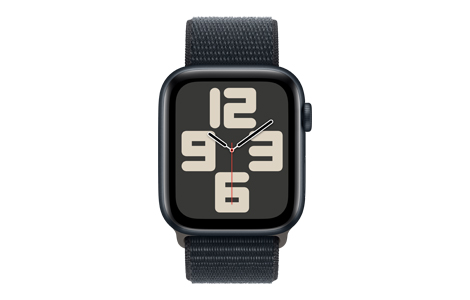Apple Watch SE (第2世代)- 44mmミッドナイトアルミニウムケースと