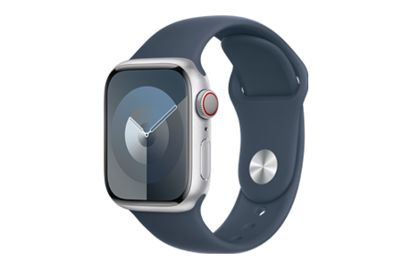 新品：Apple Watch7 41mm Sellular ブルースポーツバンド ...