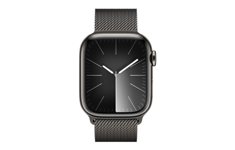 Apple Watch Series 9- 41mmグラファイトステンレススチールケースと 