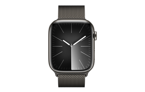 Apple Watch Series 9- 45mmグラファイトステンレススチールケースと