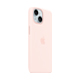 MagSafe対応iPhone 15シリコーンケース - ライトピンク