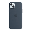MagSafe対応iPhone 15 Plusシリコーンケース - ストームブルー