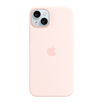 MagSafe対応iPhone 15 Plusシリコーンケース - ライトピンク