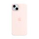 MagSafe対応iPhone 15 Plusシリコーンケース - ライトピンク