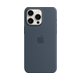 MagSafe対応iPhone 15 Pro Maxシリコーンケース - ストームブルー
