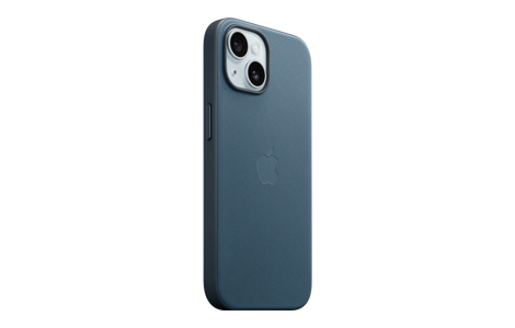 MagSafe対応iPhone 15ファインウーブンケース - パシフィックブルー