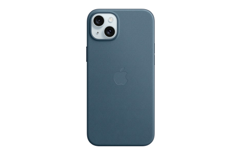 MagSafe対応iPhone 15 Plusファインウーブンケース - パシフィックブルー
