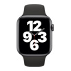 Apple Watch SE - 44mmスペースグレイアルミニウムケースとブラックスポーツバンド