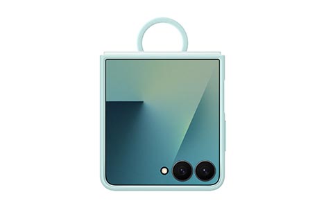 Samsung Galaxy Z Flip7 Ring Case (Silicone)/Mint