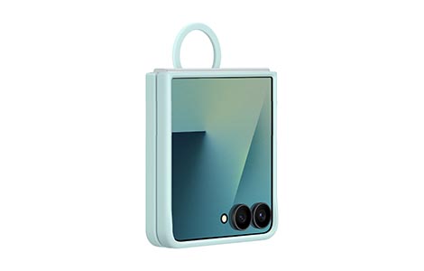 Samsung Galaxy Z Flip7 Ring Case (Silicone)/Mint