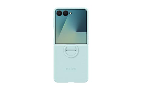 Samsung Galaxy Z Flip7 Ring Case (Silicone)/Mint