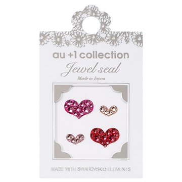 ジュエルシール ラウンドハート ディープピンク R03l006m Au Online Shop エーユー オンライン ショップ
