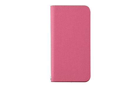 iPhone 8用 ブックタイプケース／ピンク