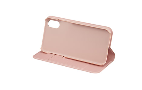 Iphone X用 シルキーブックタイプケース ピンク R07c044p Au Online Shop エーユー オンライン ショップ