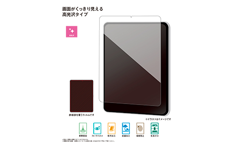 11インチipad Pro用 保護フィルム フルスペック高光沢 R08l068a Au Online Shop エーユー オンライン ショップ