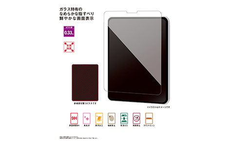 12.9インチiPad Pro(第3世代)用 保護ガラス