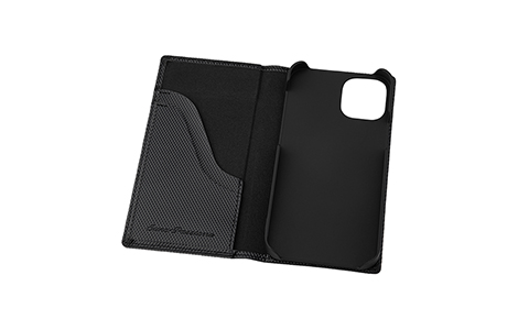 【au限定】GRAMAS COLORS EURO Passione 2 Leather Case for iPhone 12 mini/Carbon Black