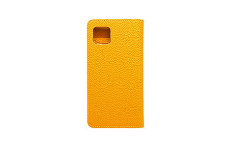 LORNA PASSONI Leather Folio Case AQUOS sense5G／Golden Yellow