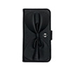 【au限定】IPHORIA Black Bow Book Case for iPhone 12_iPhone 12 Pro with Bag