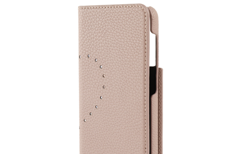 Blanccoco NY-BIG Heart Leather Case for Galaxy S21 5G／Misty Pink