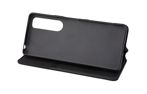 yauzXperia 1 III GRAMAS COLORS Protection Leather Case^Black