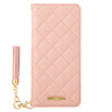 Xperia 10 III GRAMAS COLORS QUILT Leather Case／Pink