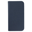 【au限定】Blanccoco NY-CHIC&Smart Leather Case for iPhone 13／Ocean Navy