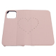 【au限定】Blanccoco NY-BIG Heart Leather Case for iPhone 13 Pro Max／Raspberry Pink