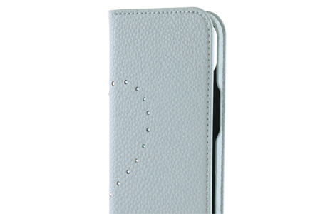 yauzBlanccoco NY-BIG Heart Leather Case for iPhone 13^Frozen Blue